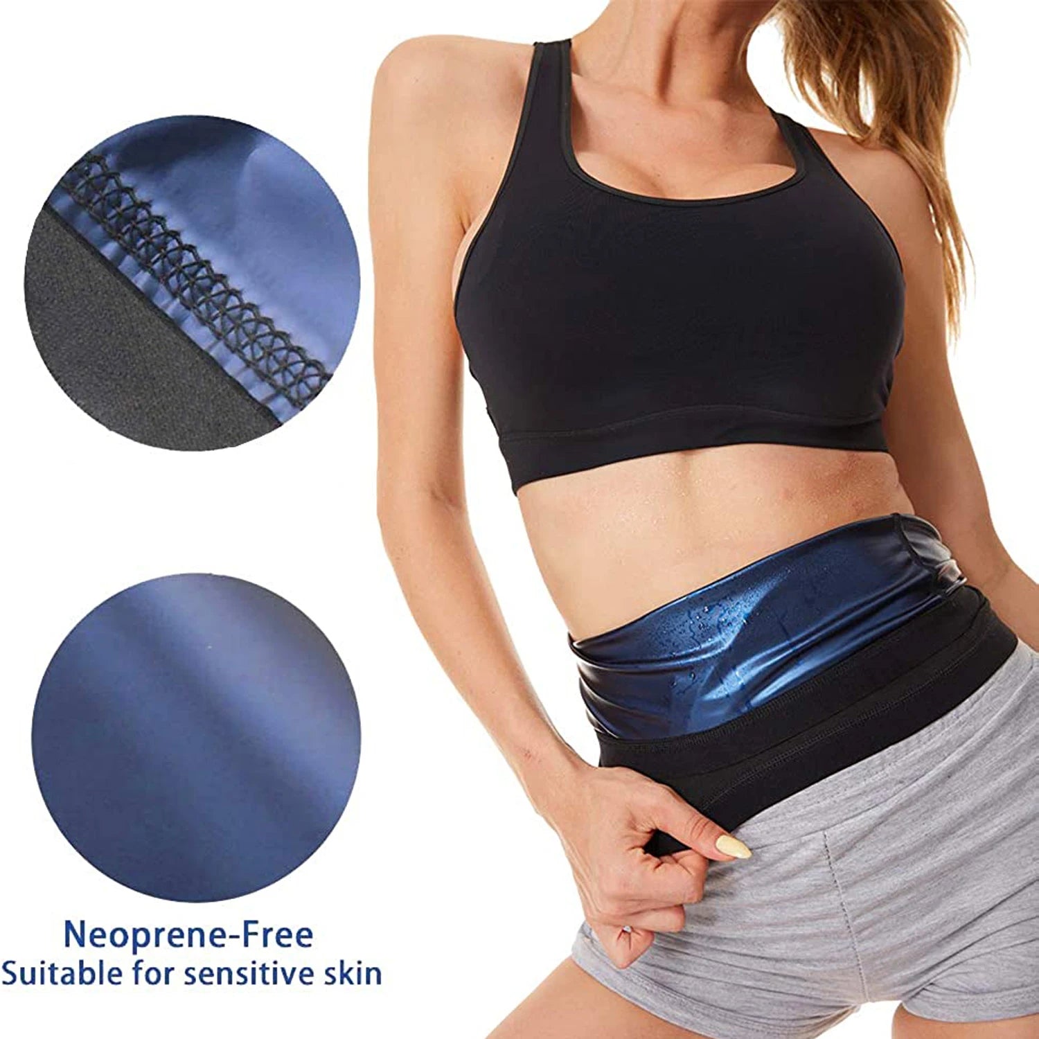 Women's Waist Trainer & Sauna Sweat Belt Shaper