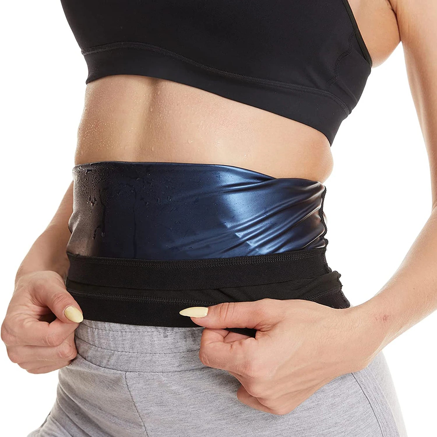 Women's Waist Trainer & Sauna Sweat Belt Shaper