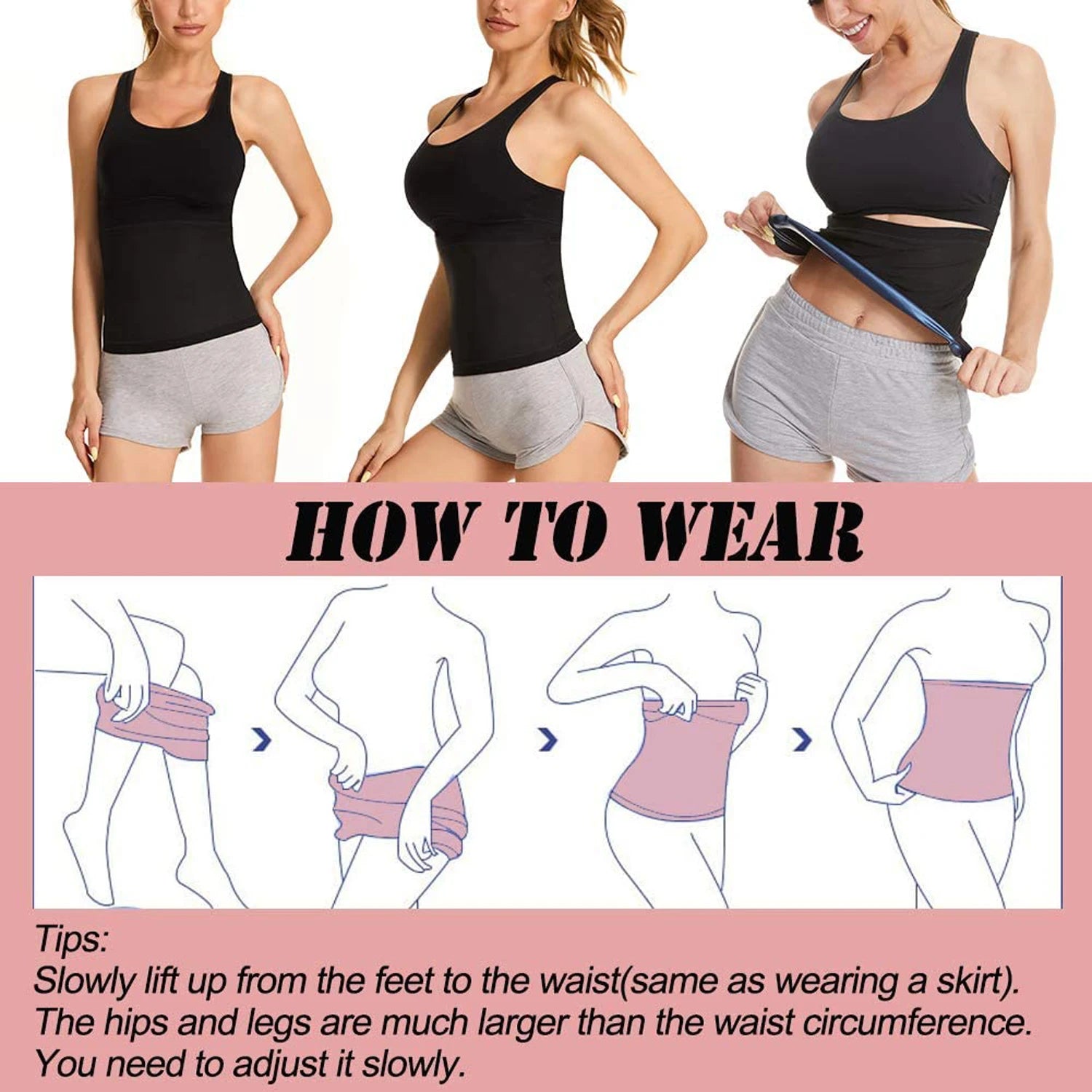 Women's Waist Trainer & Sauna Sweat Belt Shaper