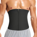 Men's Performance Waist Trainer Sauna Belt – Sweat Slimming Corset with Zipper for Weight Workouts