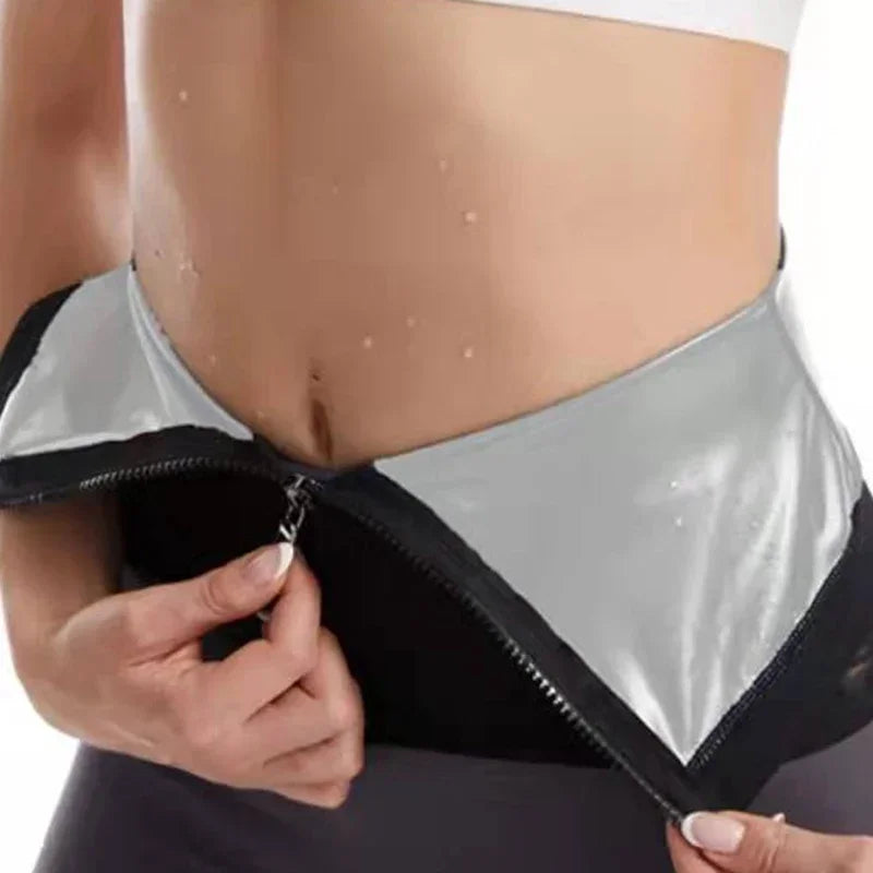 Men's Performance Waist Trainer Sauna Belt – Sweat Slimming Corset with Zipper for Weight Reduction Workouts