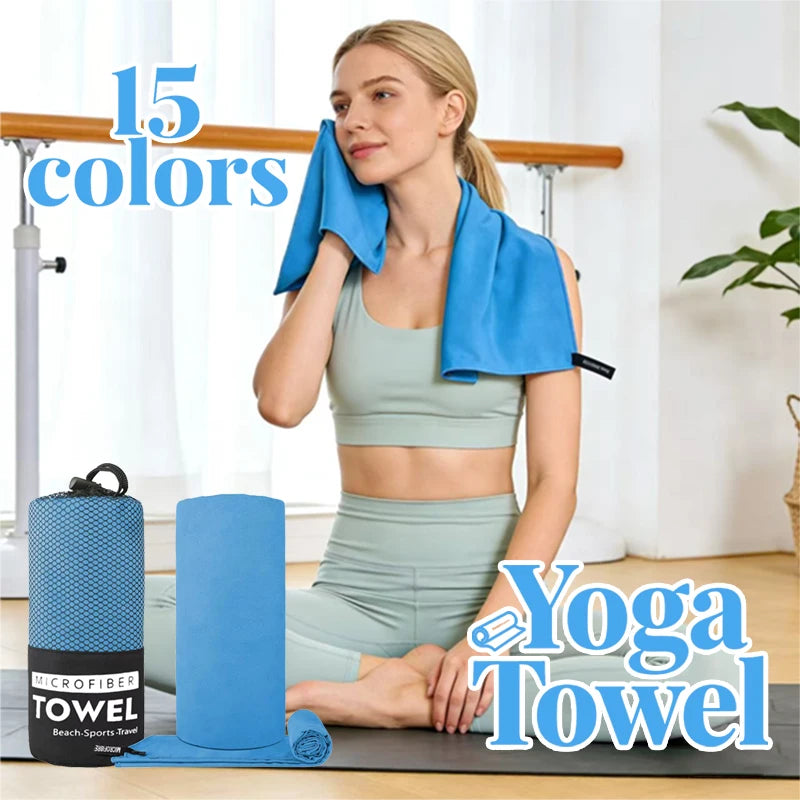 Quick-Dry Yoga Towel – Soft, Lightweight & Breathable for Gym, Swimming & Sports